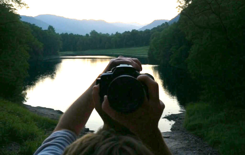 camera pointed at you
