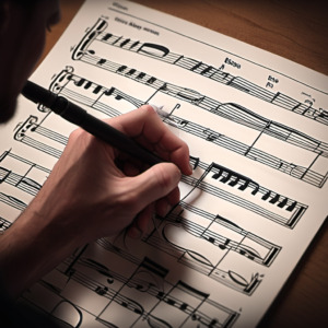 transcribing sheet music